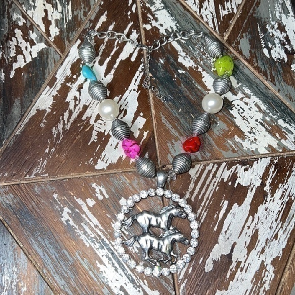 Horse Country Western Necklace